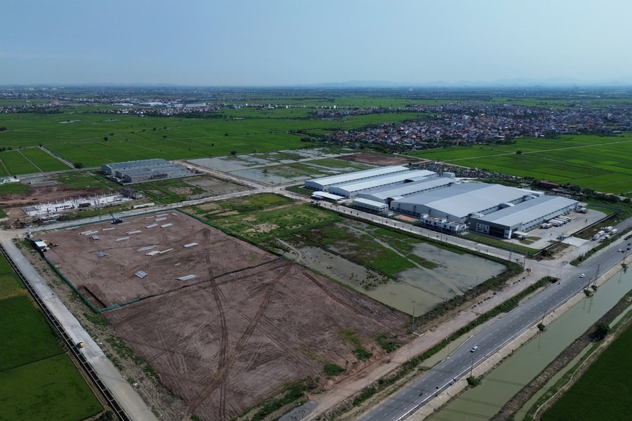 Hạ tầng Cụm công nghiệp Đoàn Tùng 2 đã hoàn thiện