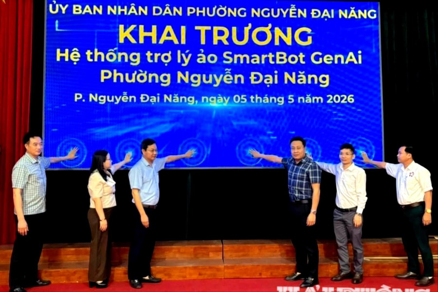 Phường Nguyễn Đại Năng ra mắt trợ lý ảo GenAI phục vụ người dân