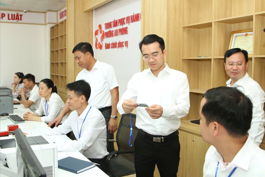 Phường An Phong triển khai mô hình '4 không' với 15 thủ tục hành chính