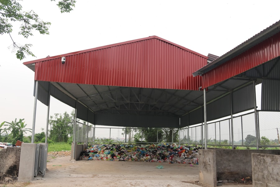 Phân loại rác sinh hoạt tại nguồn, cách làm hay ở Hợp Tiến