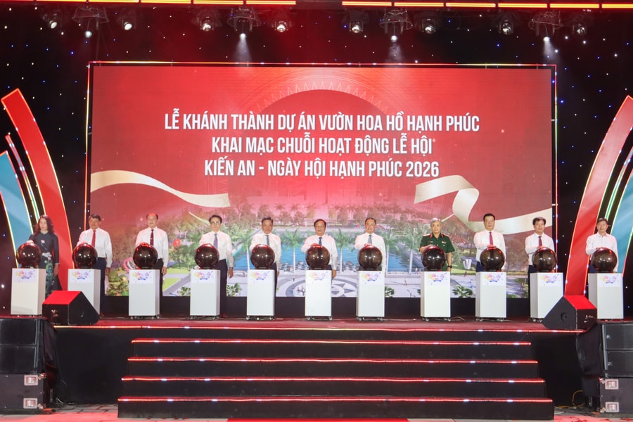 Khai mạc chuỗi sự kiện 'Kiến An - Ngày hội hạnh phúc 2026'