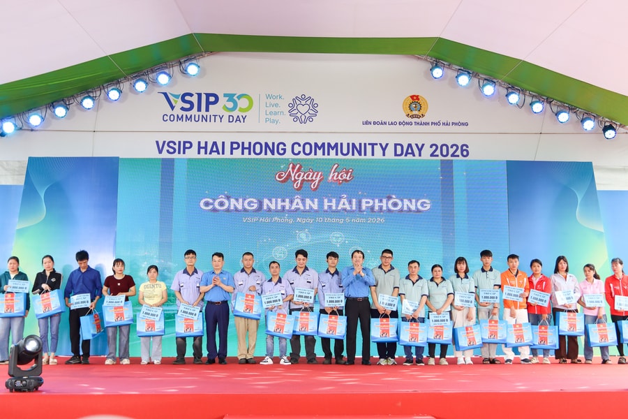 Sôi động Ngày hội Công nhân Hải Phòng năm 2026