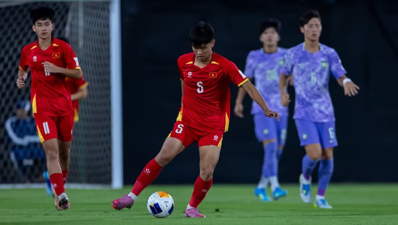 U17 Việt Nam thua đậm Hàn Quốc ở Vòng chung kết giải châu Á 2026