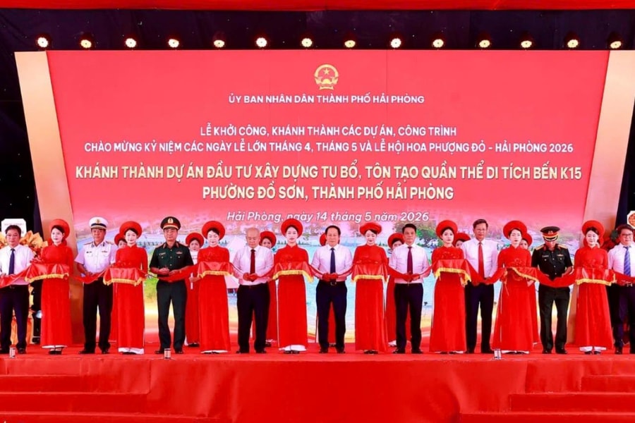 Phó Thủ tướng Lê Tiến Châu dự lễ khánh thành dự án tu bổ, tôn tạo quần thể di tích Bến K15