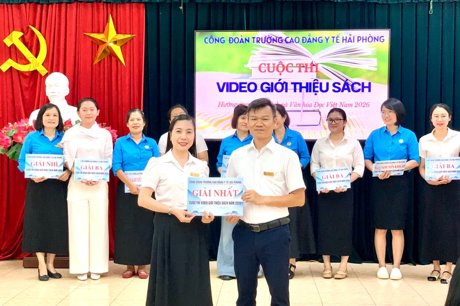 Lan tỏa văn hóa đọc tại Trường Cao đẳng Y tế Hải Phòng