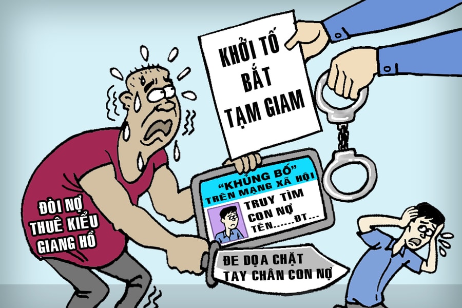 Vướng vòng lao lý vì 'khủng bố' con nợ trên mạng