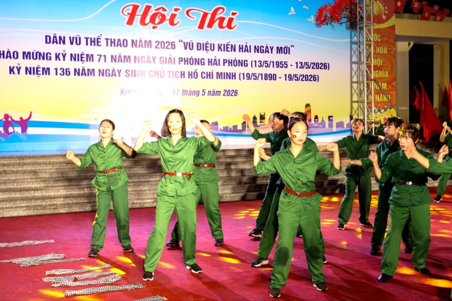 'Vũ điệu Kiến Hải ngày mới' lan tỏa phong trào dân vũ cơ sở