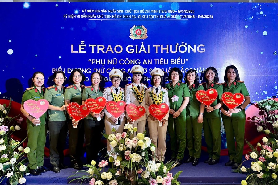 3 nữ cán bộ Công an Hải Phòng được Bộ Công an vinh danh năm 2025