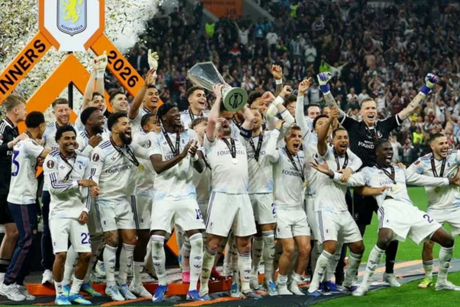 Aston Villa vô địch Europa League
