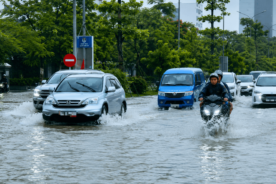 Hải Phòng có nắng nóng, nguy cơ triều cường gây ngập vùng trũng ven sông