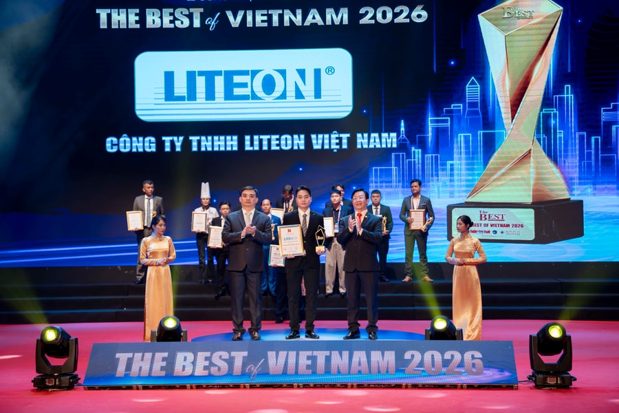 LITEON Việt Nam ghi dấu ấn với 4 giải thưởng tại The Best of Vietnam 2026