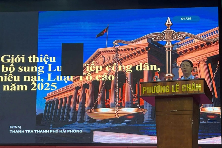 Phường Lê Chân tăng cường phổ biến pháp luật cho cán bộ và người dân