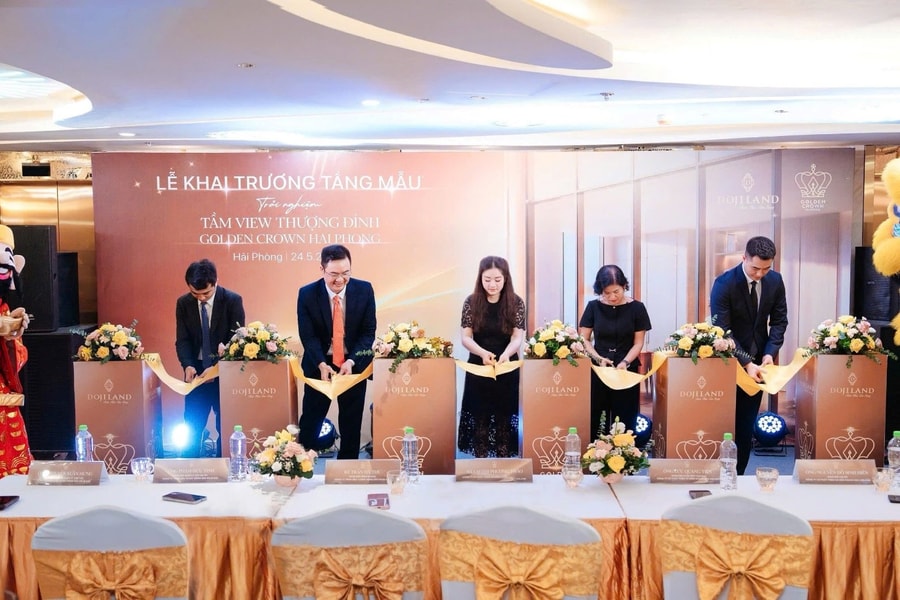 Khai trương tầng căn hộ mẫu, trải nghiệm tầm view thượng đỉnh tại Golden Crown Hai Phong