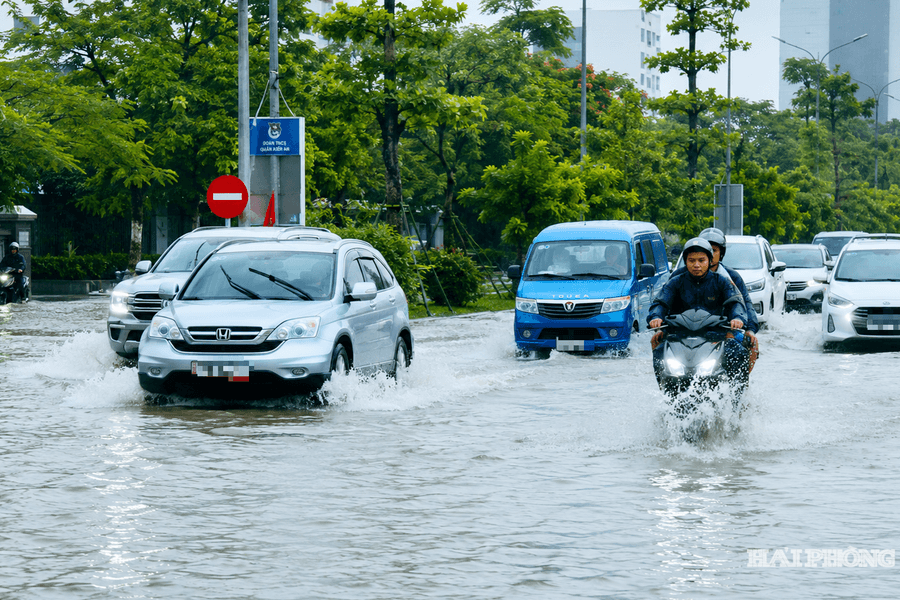 Hải Phòng có mưa rào và dông tại nhiều địa phương