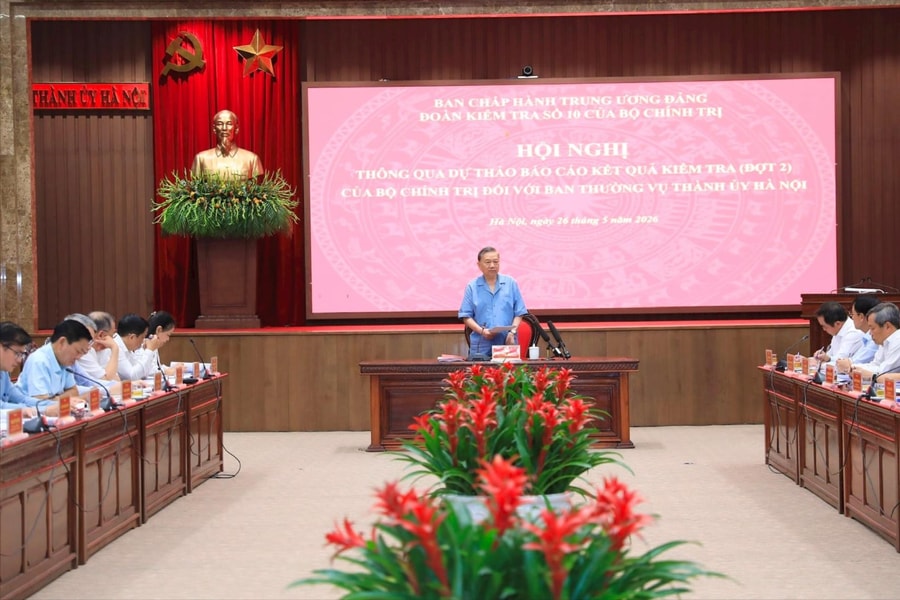 Thông qua dự thảo Báo cáo kết quả kiểm tra, giám sát (đợt 2) đối với Ban Thường vụ Thành ủy Hà Nội