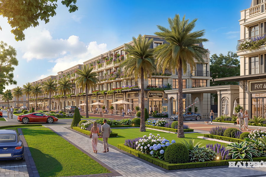 Shophouse Sol Garden - Tọa độ kinh doanh đắt giá giữa trung tâm mới của Hải Phòng