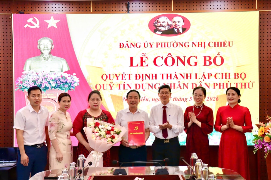 Phường Nhị Chiểu có thêm chi bộ Đảng khu vực ngoài Nhà nước