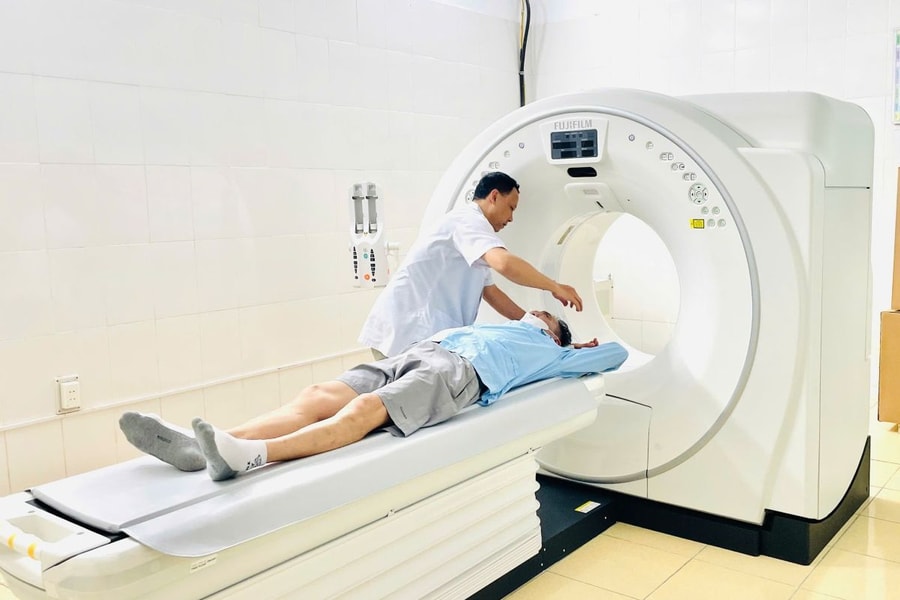 Bệnh viện Phổi Hải Phòng triển khai hệ thống máy chụp cắt lớp vi tính đa dãy thế hệ mới