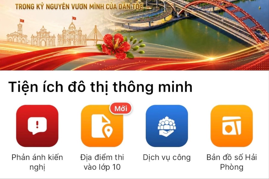 Tra cứu địa điểm thi vào lớp 10 THPT trên Smart Hải Phòng