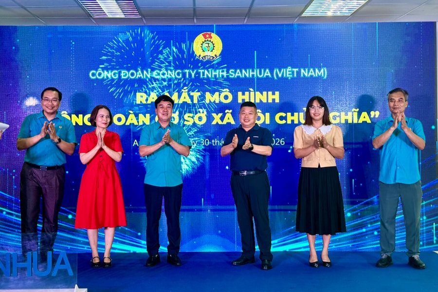 Ra mắt 'Công đoàn cơ sở xã hội chủ nghĩa' ở doanh nghiệp FDI