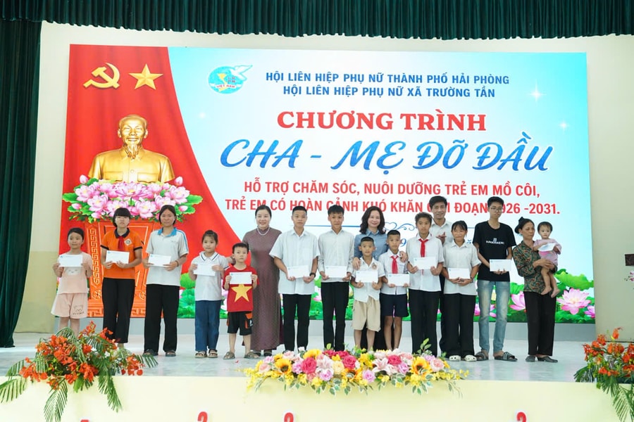Trường Tân huy động 746 triệu đồng hỗ trợ trẻ em
