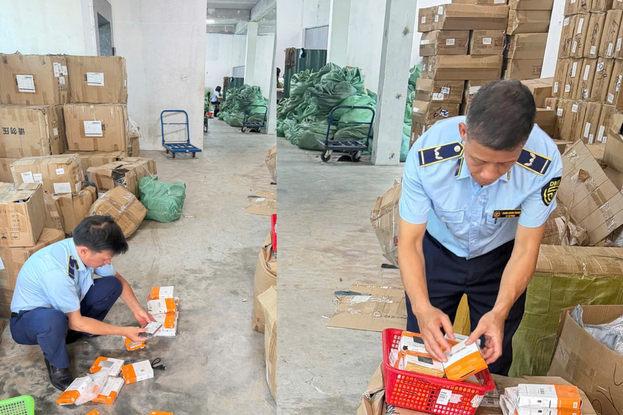 Tạm giữ gần 30.000 sản phẩm nghi giả mạo nhãn hiệu tại Hà Nội