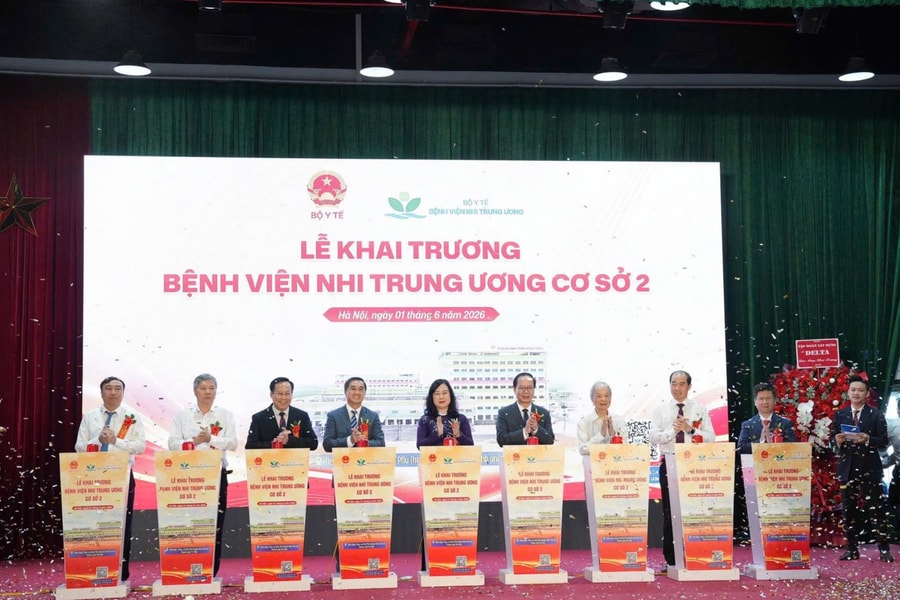 Bệnh viện Nhi Trung ương cơ sở 2 chính thức đi vào hoạt động
