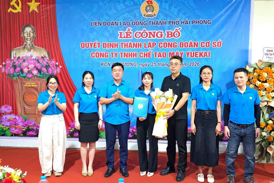Vượt chỉ tiêu phát triển đoàn viên, công đoàn cơ sở tại khu công nghiệp
