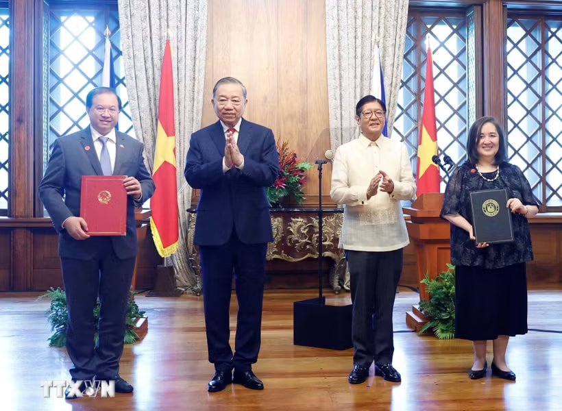 Việt Nam - Philippines nâng cấp quan hệ Đối tác Chiến lược tăng cường