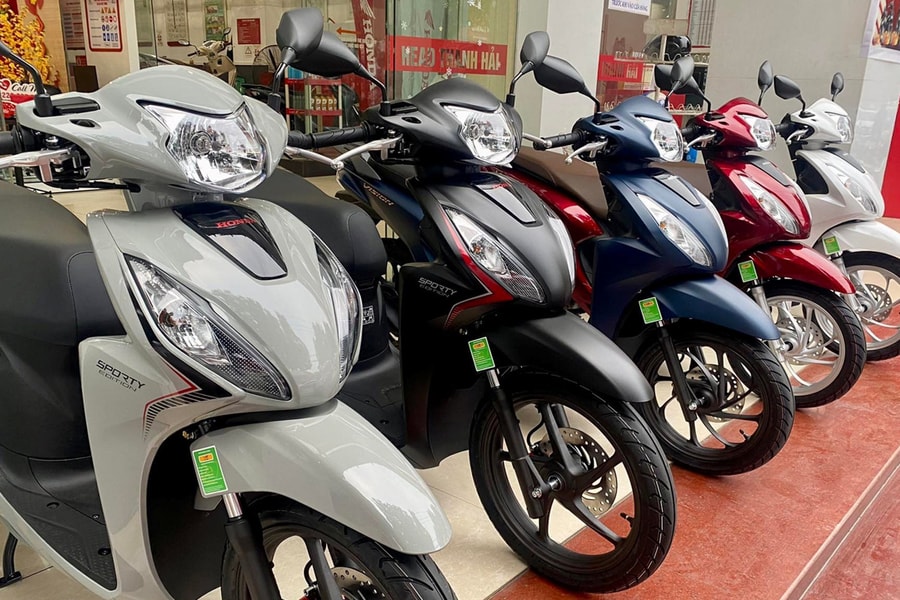 Xe Honda Vision mới giữ nguyên giá