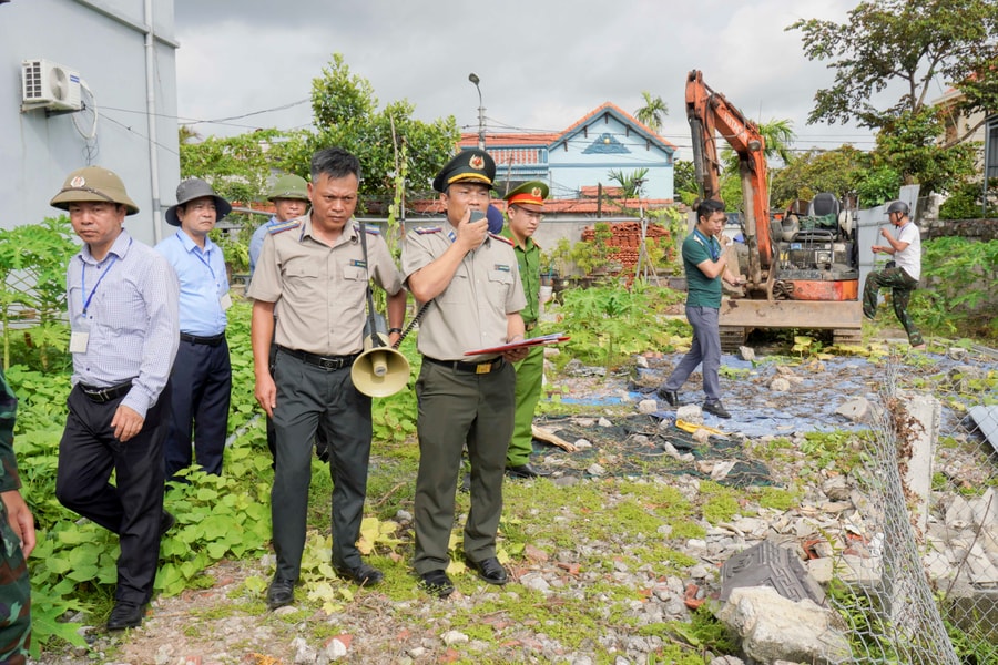 Cưỡng chế chuyển giao quyền sử dụng đất tại phường Bạch Đằng