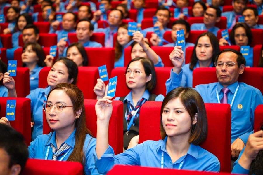 28 đại biểu Công đoàn Hải Phòng dự Đại hội XIV Công đoàn Việt Nam