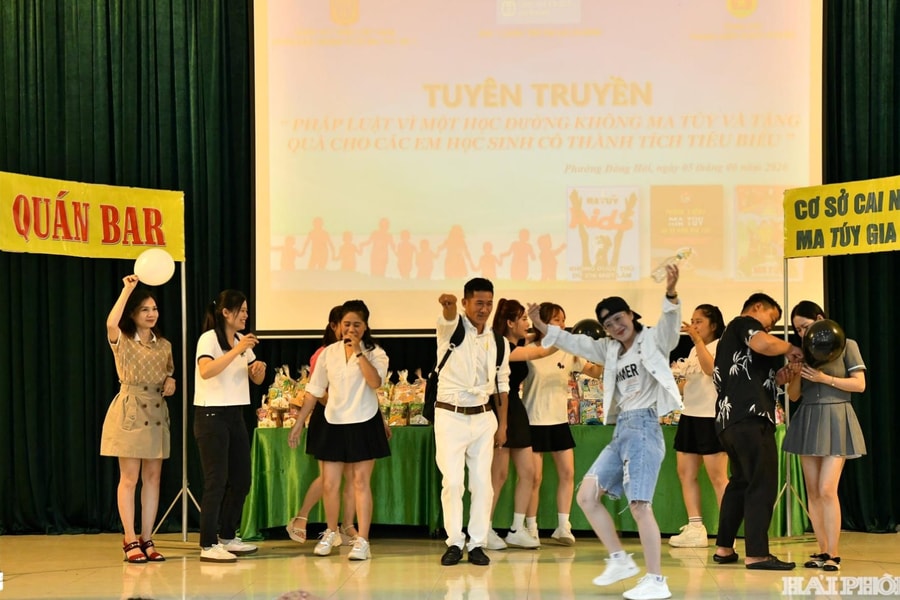 Trang bị kỹ năng phòng chống ma túy cho trẻ em Làng SOS Hải Phòng