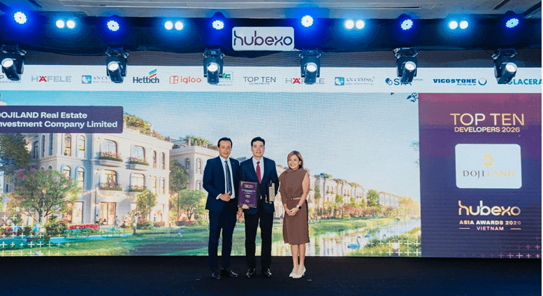 Dojiland tiếp tục khẳng định dấu ấn tại giải thưởng quốc tế Hubexo Asia Awards