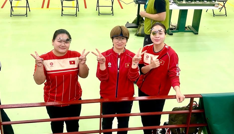 Đội tuyển bắn súng Việt Nam thiết lập kỷ lục mới tại giải Đông Nam Á 2026