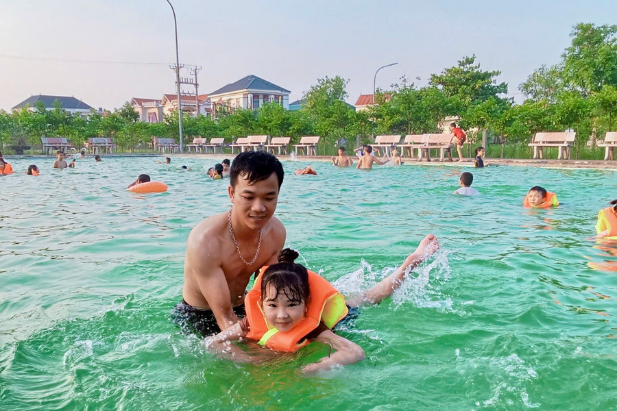 Những công trình thể thao từ sức dân ở Kim Trang Đông