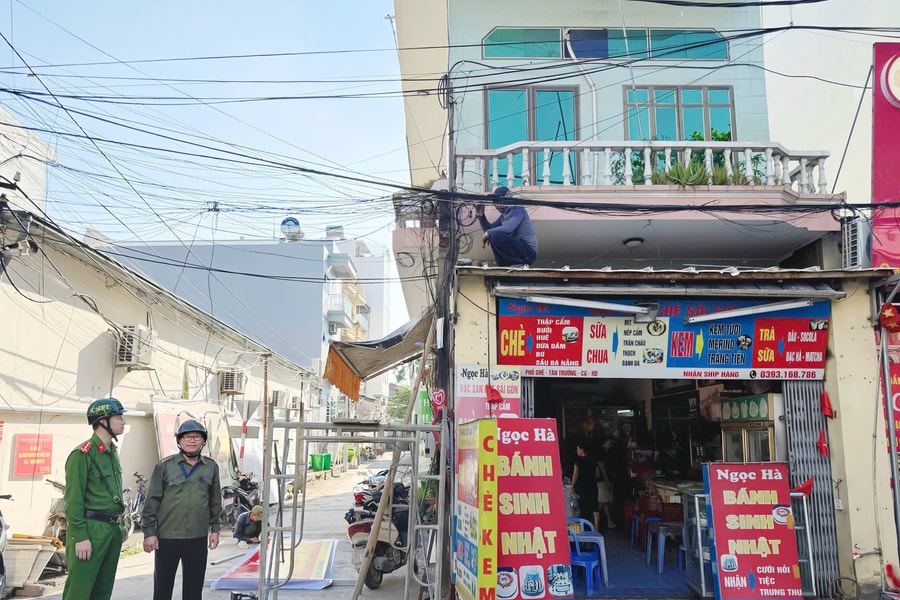 Đường hè thông thoáng ở xã Mao Điền