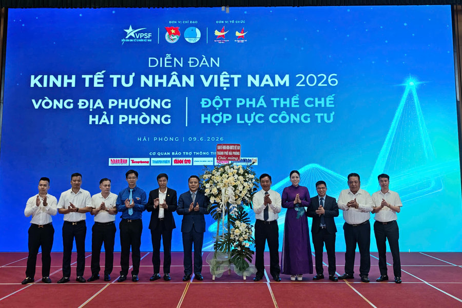Diễn đàn Kinh tế tư nhân Việt Nam 2026: Hải Phòng cam kết đồng hành với doanh nghiệp