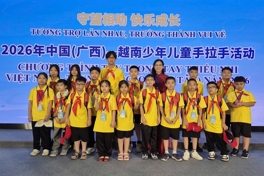 Thiếu nhi Hải Phòng tham gia giao lưu thiếu nhi Việt Nam - Trung Quốc