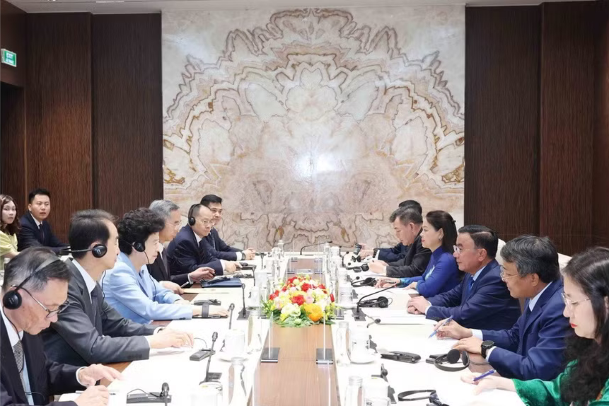 Thường trực Ban Bí thư Trần Cẩm Tú tiếp Đoàn đại biểu Chính hiệp toàn quốc Trung Quốc