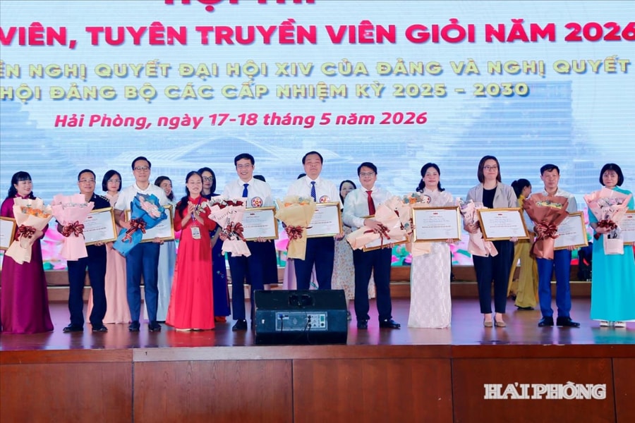 Công nhận 198 báo cáo viên pháp luật thành phố Hải Phòng