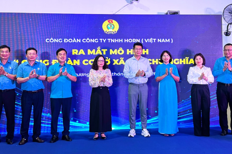Ra mắt mô hình ‘Công đoàn cơ sở xã hội chủ nghĩa’ tại Công ty Horn Việt Nam