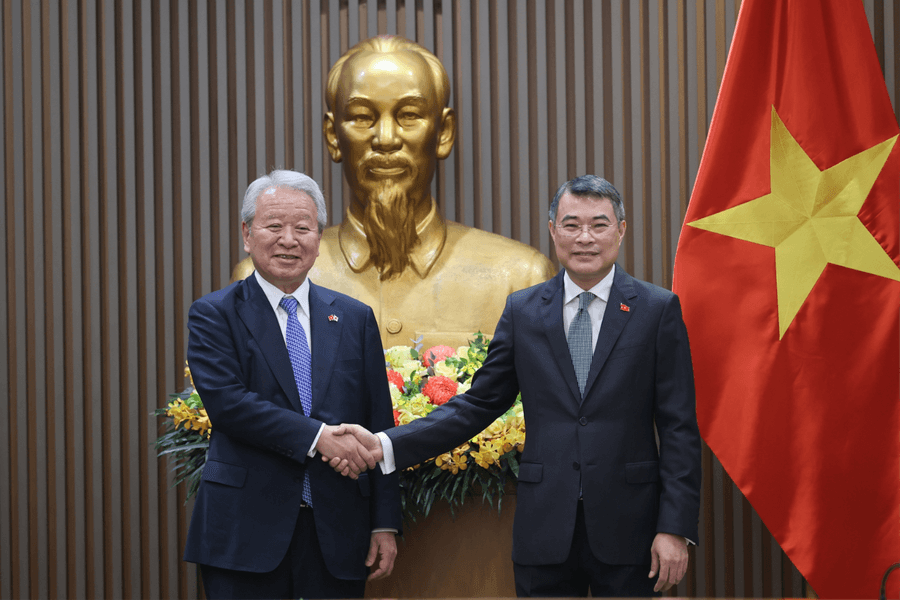Thủ tướng Chính phủ Lê Minh Hưng tiếp Chủ tịch Cơ quan Hợp tác quốc tế Nhật Bản