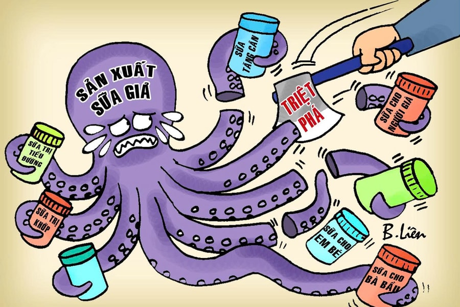 'Bạch tuộc' sữa giả tung vòi khắp thị trường
