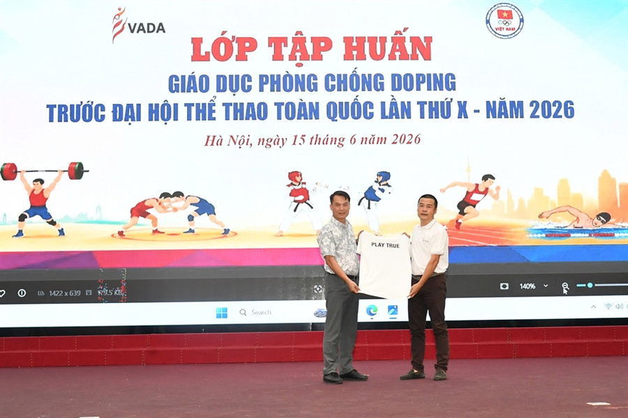 Tăng cường phòng chống doping trước Đại hội Thể thao toàn quốc 2026