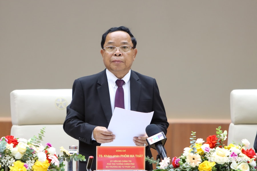 Tăng cường hợp tác pháp luật, tư pháp Việt Nam - Lào