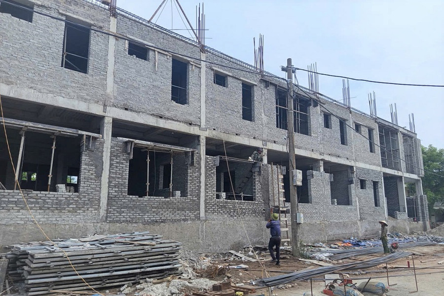 Gấp rút thi công khu cấp cứu, hồi sức tích cực tại Vĩnh Bảo