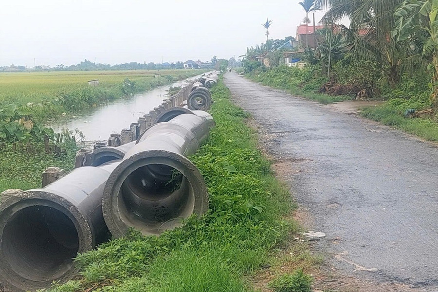182 hộ dân xã Vĩnh Am hiến đất mở rộng đường giao thông