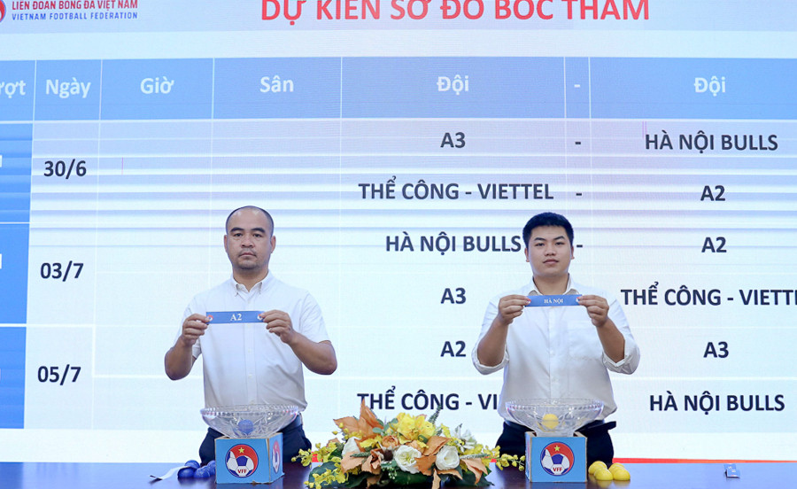 Bốc thăm xếp lịch thi đấu vòng loại Giải bóng đá vô địch U21 quốc gia 2026