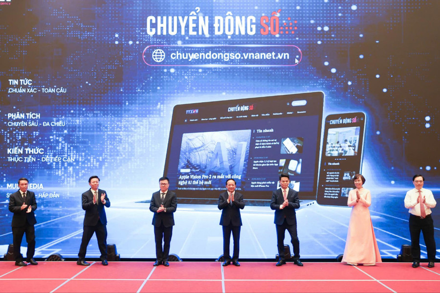 Thông tấn xã Việt Nam ra mắt chuyên trang thông tin Chuyển động số